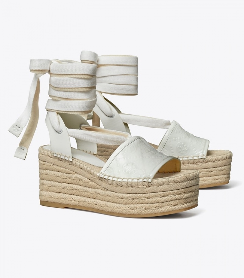 Tory Burch T Monogram Kilklack Sandal Espadriller Dam | PADXZEL-14