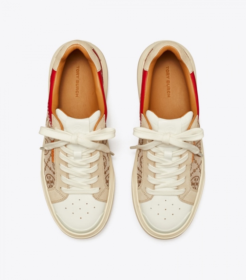 Tory Burch T Monogram Ladybug Sneakers Dam | BQHIKPF-81