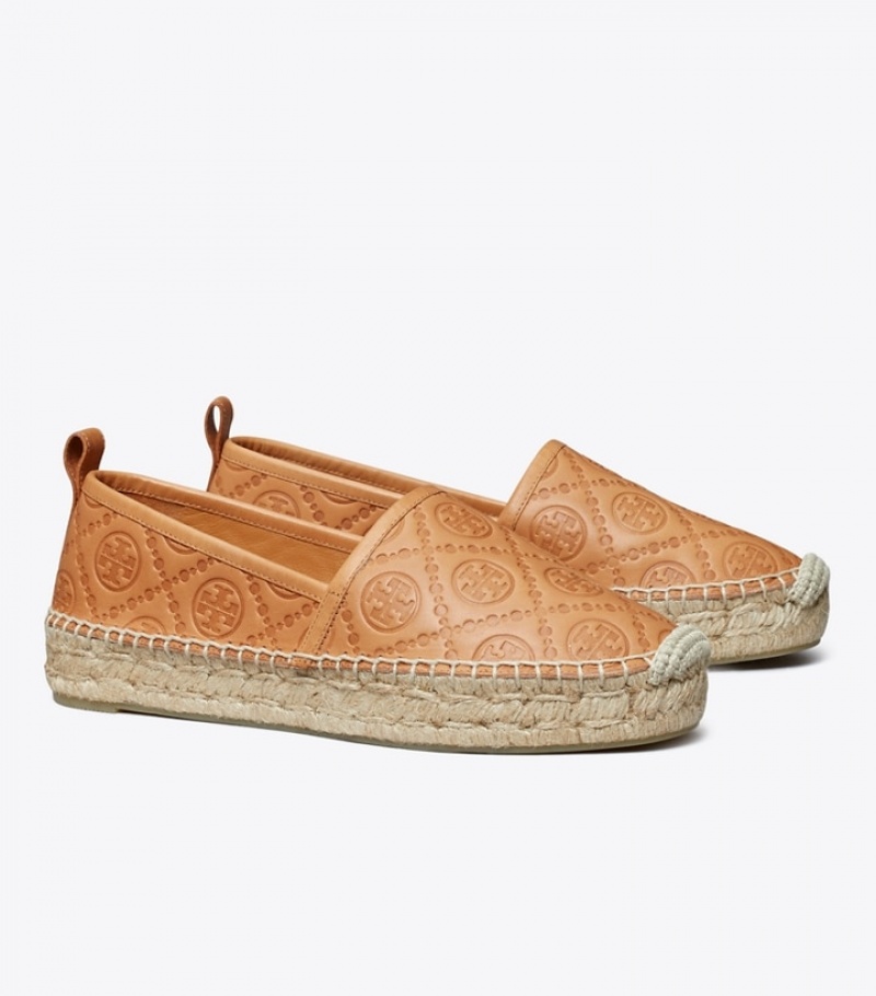 Tory Burch T Monogram Platform Espadriller Dam | WMLVQOY-03