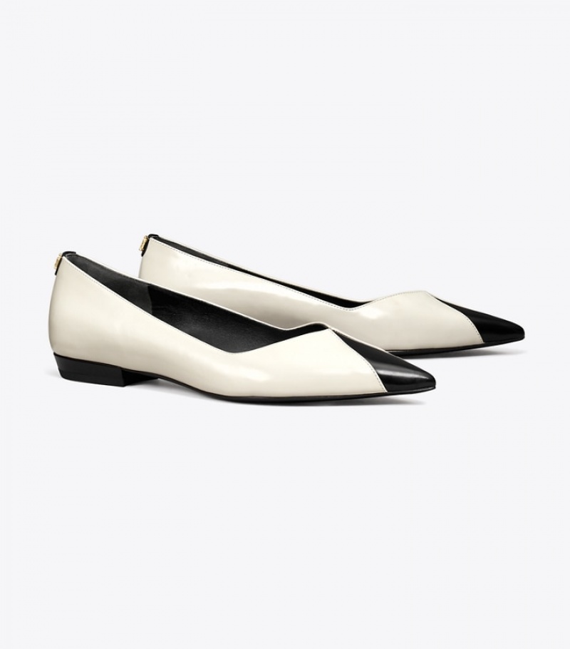 Tory Burch Triangle Pointed Ballets & Flats Dam | IBLUYTO-51