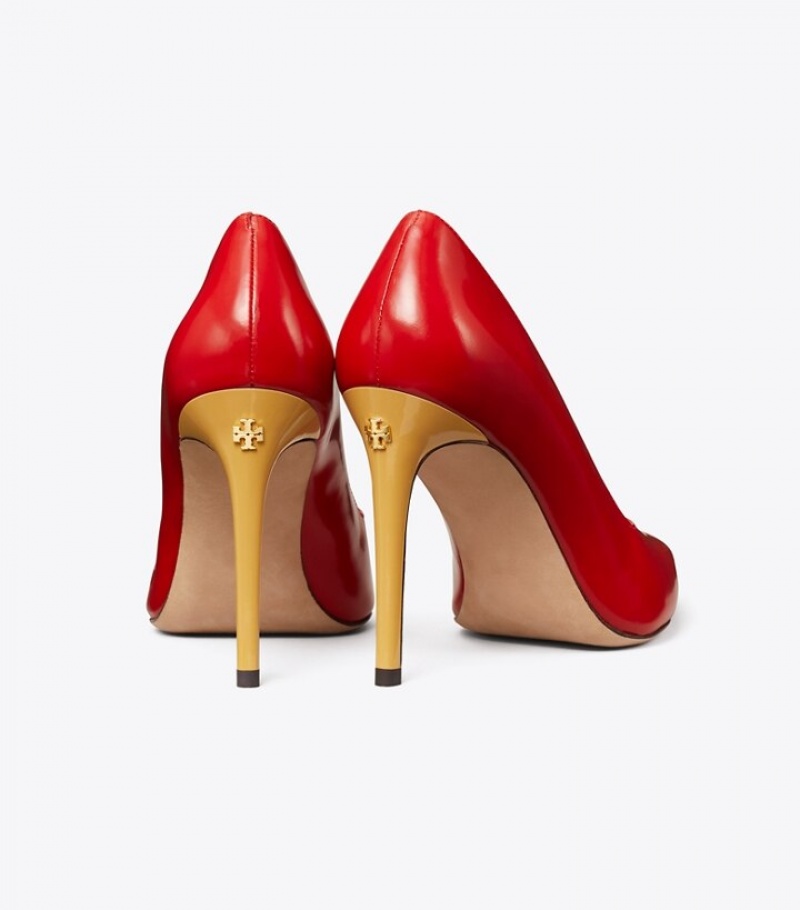 Tory Burch Triangle Pump Höga Klackar Dam | ZWGMXHC-25