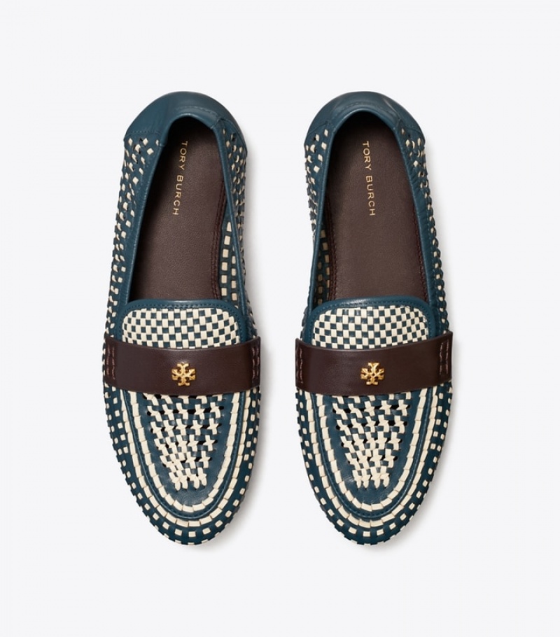 Tory Burch Woven Ballet Mules & Loafers Dam | BOINTXD-39